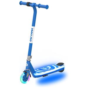 Patinete Elétrico para Crianças de 4 a 7 anos com LED, Peso Max 35kg, Gotrax, Branco e Azul
