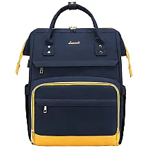 Lovelook Mochila Feminina para Laptop Anti Roubo, Preta