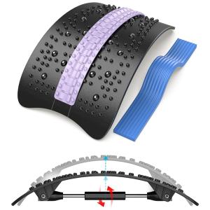 Massageador, Placa para Lombar com Niveis de Ajuste para Alivio de Dores Ciática e Hérnia de Disco, ONLYCARE, Preto