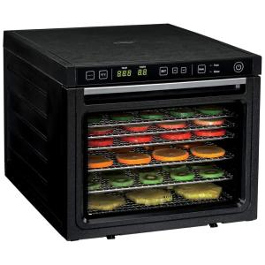 Desidratador de Alimentos, 6 Bandejas, Digital, 110v, ROSEWILL RHFD 18001, Preto