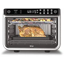 Fritadeira Elétrica Air Fry 10 em 1 Sem Óleo 5L 1800W, 110v, NINJA DT201, Prateado