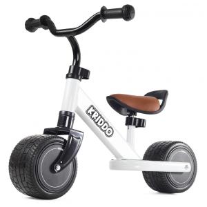 Bicicleta sem Pedal para Crianças de 1 a 3 Anos, KRIDDO, Branca