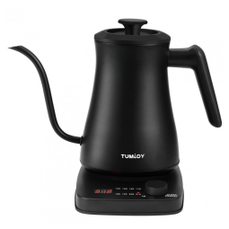 Chaleira Elétrica 1.8L com Controle de Temperatura, 1500W, 110v, TUMIDY, Preto