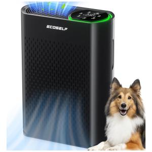 Purificador de Ar para Ambientes até 130m² com Filtragem Avançada de 3 Estágios, Sensor de Qualidade, Modo de Espera e Visor LED, 110V