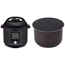 Panela de Pressão Elétrica 6 Litros 10 em 1 com Panela Interna Extra, 110V, Instant Pot Pro, Preta