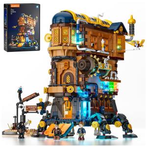 Castelo Móvel Mecha-Alquimista Lumibricks Multicolorido com 4 Funções Mecânicas, 2690 Peças, Sensor Infravermelho, 16+ Anos