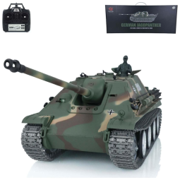 Tanque Militar Jadpanther de Controle Remoto para Adultos com Trilhos de Metal e Infravermelho, Wheelfun