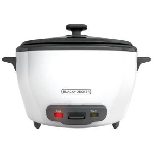 Panela de Arroz Elétrica 1.4L, 300W, Branca, 110v, BLACKDECKER RC506, Branco