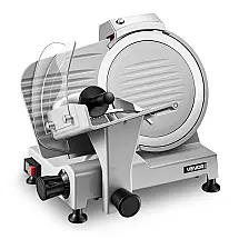 Fatiador de Carnes Elétrico VEVOR SY-250JA Lâmina 25 cm Aço Carbono Espessura Ajustável 110V