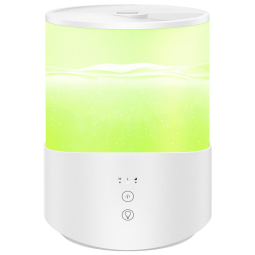 Boi Clewny Umidificador Ultrassônico Portátil 2. até 30H, Área até 28 m2, 110v, BOICLEWNY 2.5L Cool Mist Humidifier, Branco