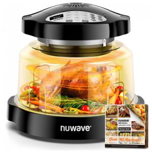 Forno Nuwave Oven Pro Plus 2 Air Fryer Preto Convecção Infravermelho Sem Descongelar 4,5 kg 120V