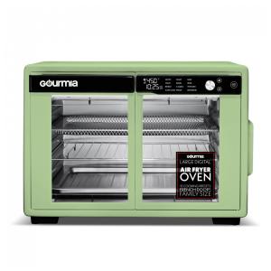Gourmia Forno Air Fryer French Door 37 Qt Capacidade Grande, 12 Funções, Display Digital, Verde