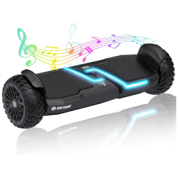 Hoverboard com Display LED, Alto Falante Musical, Velocidade de 9km/h e Alcance até 9 km, para Crianças e Adolescentes até 80 kg, 110V 250W