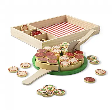 Kit Pizzaria Infantil de Madeira