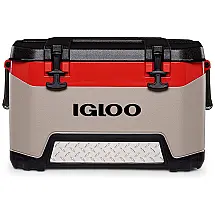 Cooler Caixa Térmica Portátil 52 Litros, e, IGLOO 50291, Marrom
