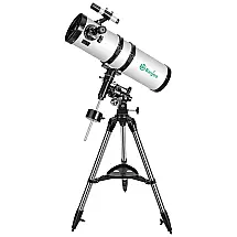Telescópio Astronômico 75x com Tecnologia Alemã Equatorial e Óptica de Vidro Revestida, BANJOO 150750, Branco