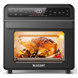 Forno Elétrico de Bancada 20L Multifunções com Painel Digital em Aço Inoxidável, 1700W, 110v, BLAZANT Flare T 12, Preto