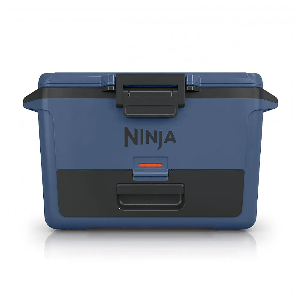 Cooler Térmico Portátil 46L com Gaveta em Zona Seca, Premium Mantém o Gelo por Dias, Ninja FB151GY FrostVault, Azul