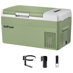 Cooler Elétrico Automotivo Portátil 21 Litros, Setpower FC20, Verde