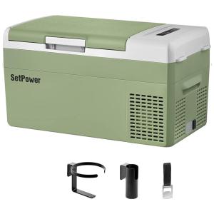 Cooler Elétrico Automotivo Portátil 21 Litros, Setpower FC20, Verde