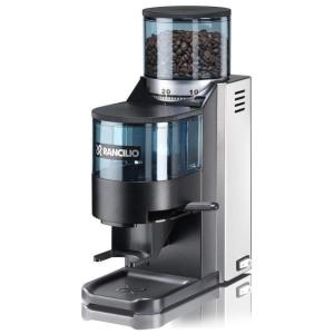 Moedor de Café Elétrico 20 Níveis de Moagem até 230g Aço Inoxidável, 166W, 110v, RANCILIO HSD ROC SS, Cinza