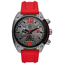 Relógio Masculino Analógico Quartzo, Silicone, DIESEL DZ4481, Vermelho