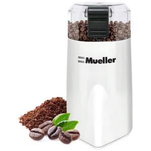 Moedor de Café Também Para Especiarias Ervas Nozes Grãos Cor, MUELLER AUSTRIA HyperGrind Precision, Branco