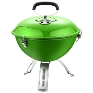 Churrasqueira a Carvão Portátil em Aço Inoxidável Serve até 5 Pessoas, Cor, FYUE, Verde