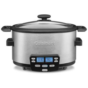 Panela Elétrica 4L Multifuncional com Controle de Temperatura, 1100W, 110V, CUISINART MSC 400, Prateado