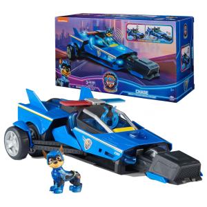 O Poderoso Cruzador Transformador de Chase com Luzes e Sons para Crianças Acima de 3 Anos, Patrulha Canina, Azul