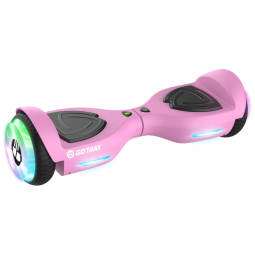 Hoverboard com Farol de LED, Velocidade de 9km/h e Alcance até 6 km, para Crianças e Adolescentes até 80 kg, 110V 200W, Gotrax ELF, Rosa