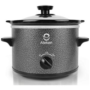 Panela Elétrica Multifuncional 1.5L, Aço Inoxidável com Controle de Temperatura, 110W, 110v, ATEKEN LY 1500 NR, Preto