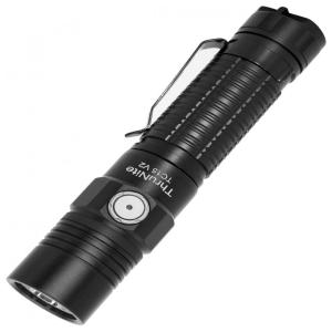 Lanterna LED CREE XHP 35 2300 Lúmens Porta USB Resistente a Água Branco e Preto