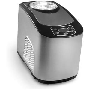 Máquina de Sorvete Automática 1.4L, 110v, WATOOR ice cream maker machine, Cinza