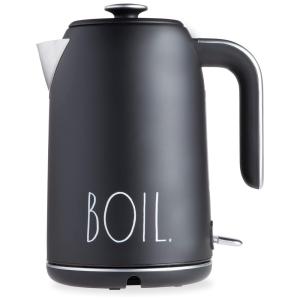 Chaleira Elétrica 1.7L com Desligamento Automático e Proteção de Fervura, 110V, Rae Dunn, Preta