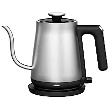 Chaleira Elétrica 600mL com Controle de Temperatura e Desligamento Automático, 1200W, Gooseneck, Prata