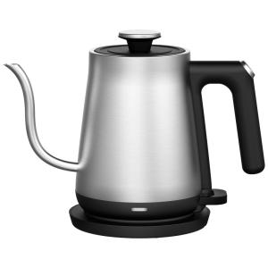 Chaleira Elétrica 600mL com Controle de Temperatura e Desligamento Automático, 1200W, Gooseneck, Prata