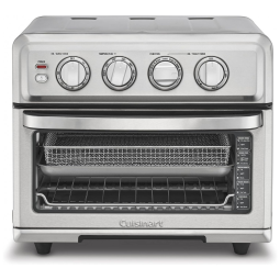 Forno Elétrico de Bancada 8 em 1 com Controle de Temperatura e Temporizador, Cuisinart TOA 70, 110V 1800W, Cinza