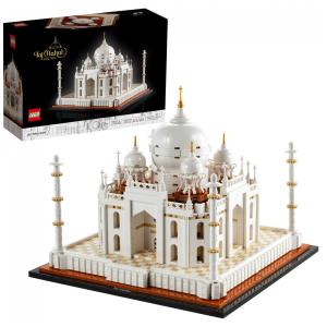 Kit de Construção Arquitetura Taj Mahal com 2022 Peças para 16 Anos ou Mais, LEGO 6333039, Branco