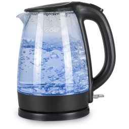 Chaleira Elétrica 1.7L com Controle de Temperatura, 110v, CHEF CHK17M3SS, Prateado