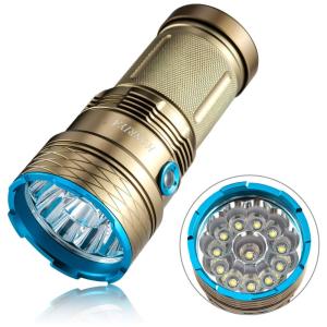 Lanterna LED HONRIYA Holofote de Alta Potência 10000, 12000 Lumens 3 Modos de Iluminação