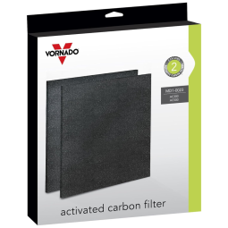 Filtros de Reposição de Carbono 2 Unidades, VORNADO MD1 0023, Cinza escuro