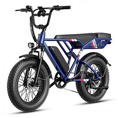 Bicicleta elétrica Jasion RetroVolt azul