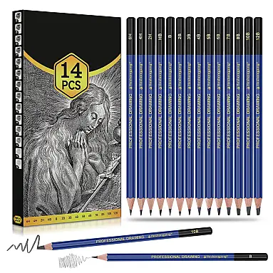 Kit de lápis grafite 14