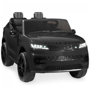 Carro Elétrico Infantil Licenciado 24V Best Choice Products Range Rover Sport 2 Lugares, Controle Remoto Parental, LED, Suspensão, Preto