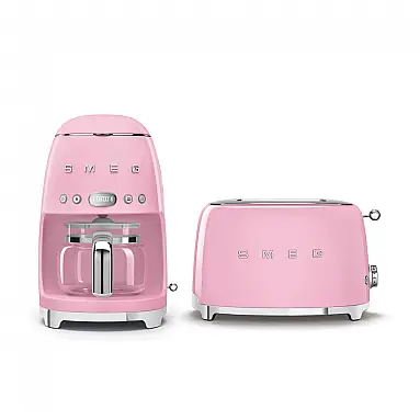 Conjunto Smeg Retro de Cafeteira