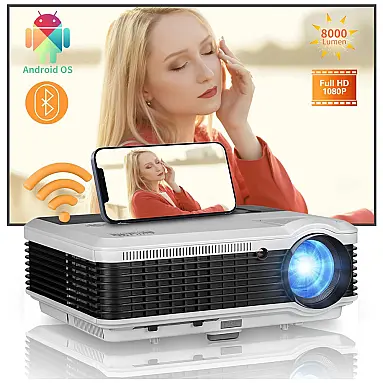 Projetor Inteligente 6000 Lumens com