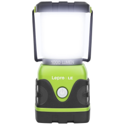 Lanterna LED de Acampamento 1000 Lúmens 4 Modos de Luz Impermeável Frio e Quente, LIGHTING EVER 3300002, Amarelo