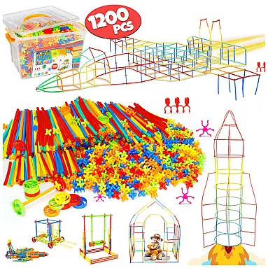 Brinquedo de construção STEM com