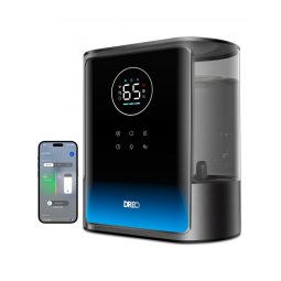 Umidificador Inteligente Dreo 8L HM717S Preto Vapor Quente e Frio 110-120V